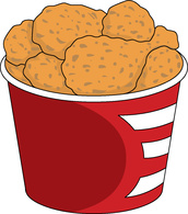 172x195 Fried Chicken Clipart