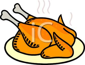 300x227 Roast Clipart Fried Chicken