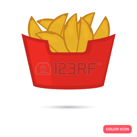 450x450 Chicken Nuggets Color Flat Icon For Web And Mobile Design Royalty