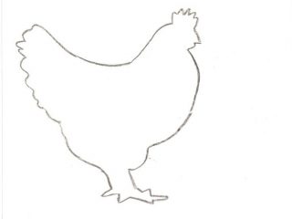 320x240 Chicken Outline 18 Best Coop Design Images On Coops