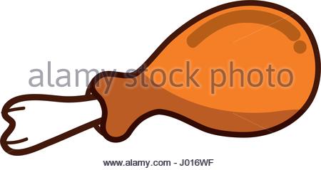 450x239 Chicken Thigh Isolated Icon Stock Vector Art Amp Illustration