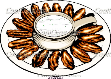 375x270 Buffalo Chicken Wings Clip Art