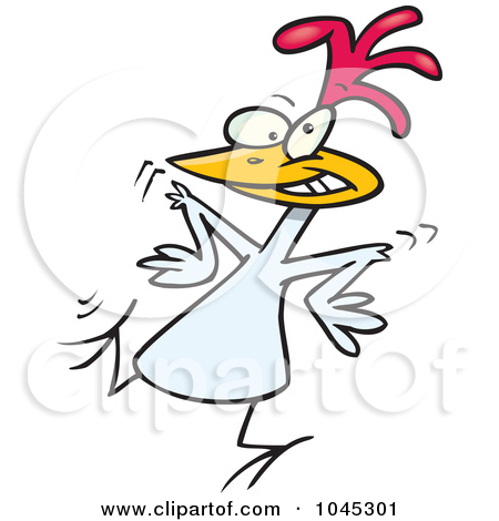 450x470 Dancing Chicken Clipart