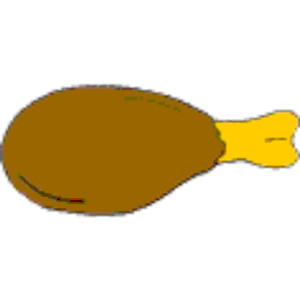 300x300 Chicken Wing Clipart, Cliparts Of Chicken Wing Free Download (Wmf