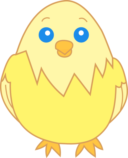 448x550 Cute Yellow Chick Clipart Free Clip Art