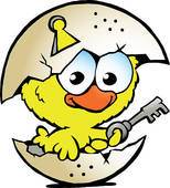 154x170 Baby Chick Clip Art