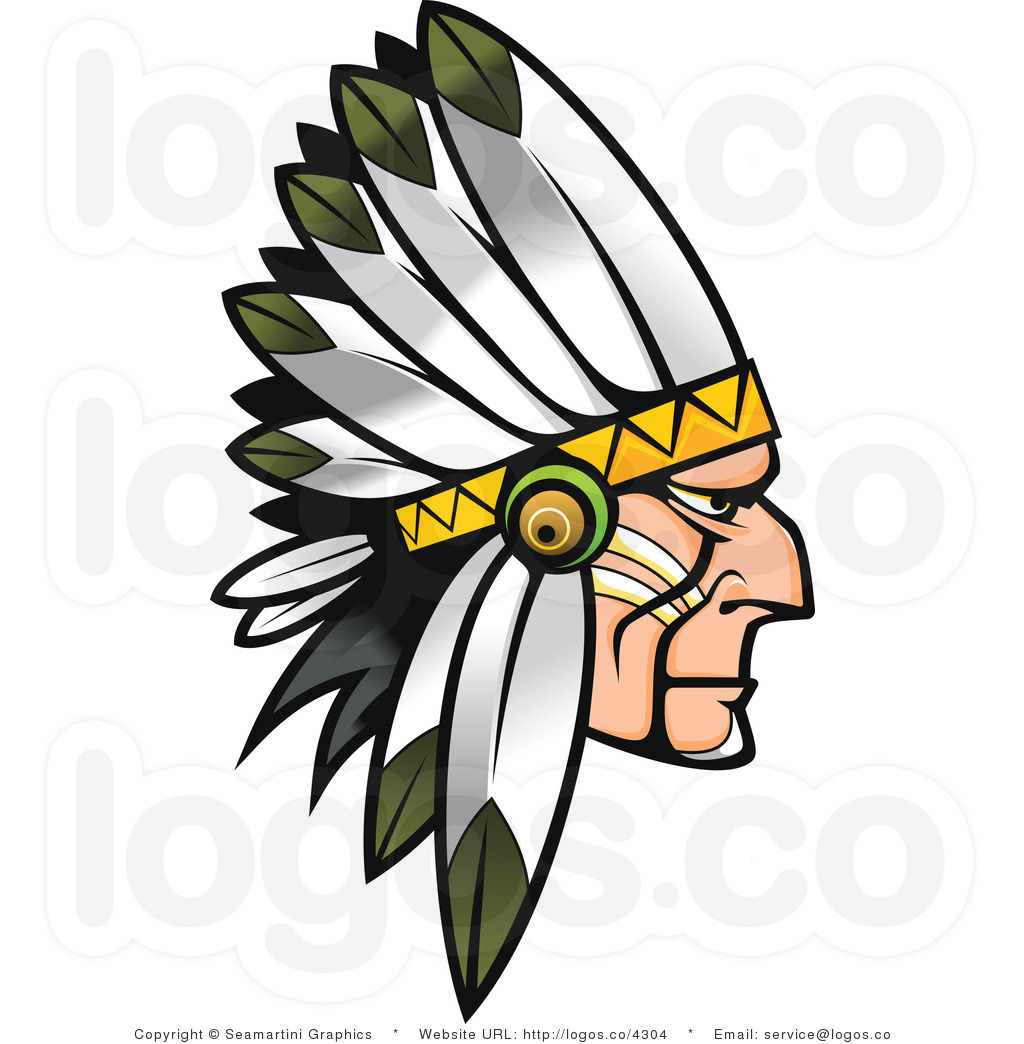 1024x1044 Native American Chief Clipart