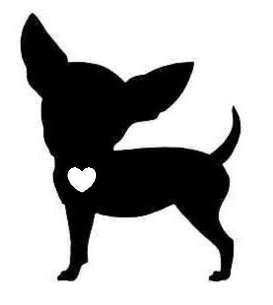 554x620 Black Clipart Chihuahua