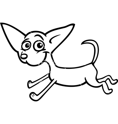 380x400 Chihuahua Clipart Black And White