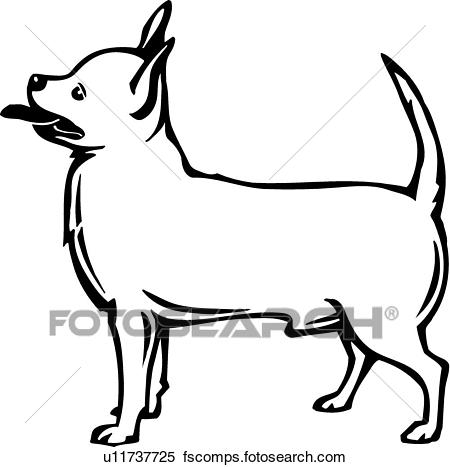 450x467 Clipart Of Chihuahua U11737725