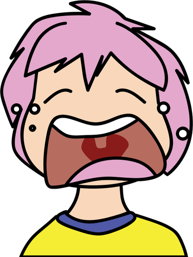 376x500 Cartoon Crying Child Public Domain Vectors