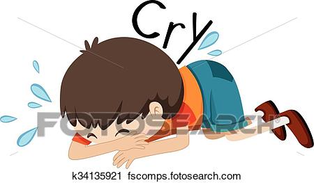 450x263 Clipart Of Sad Boy Crying Alone K34135921