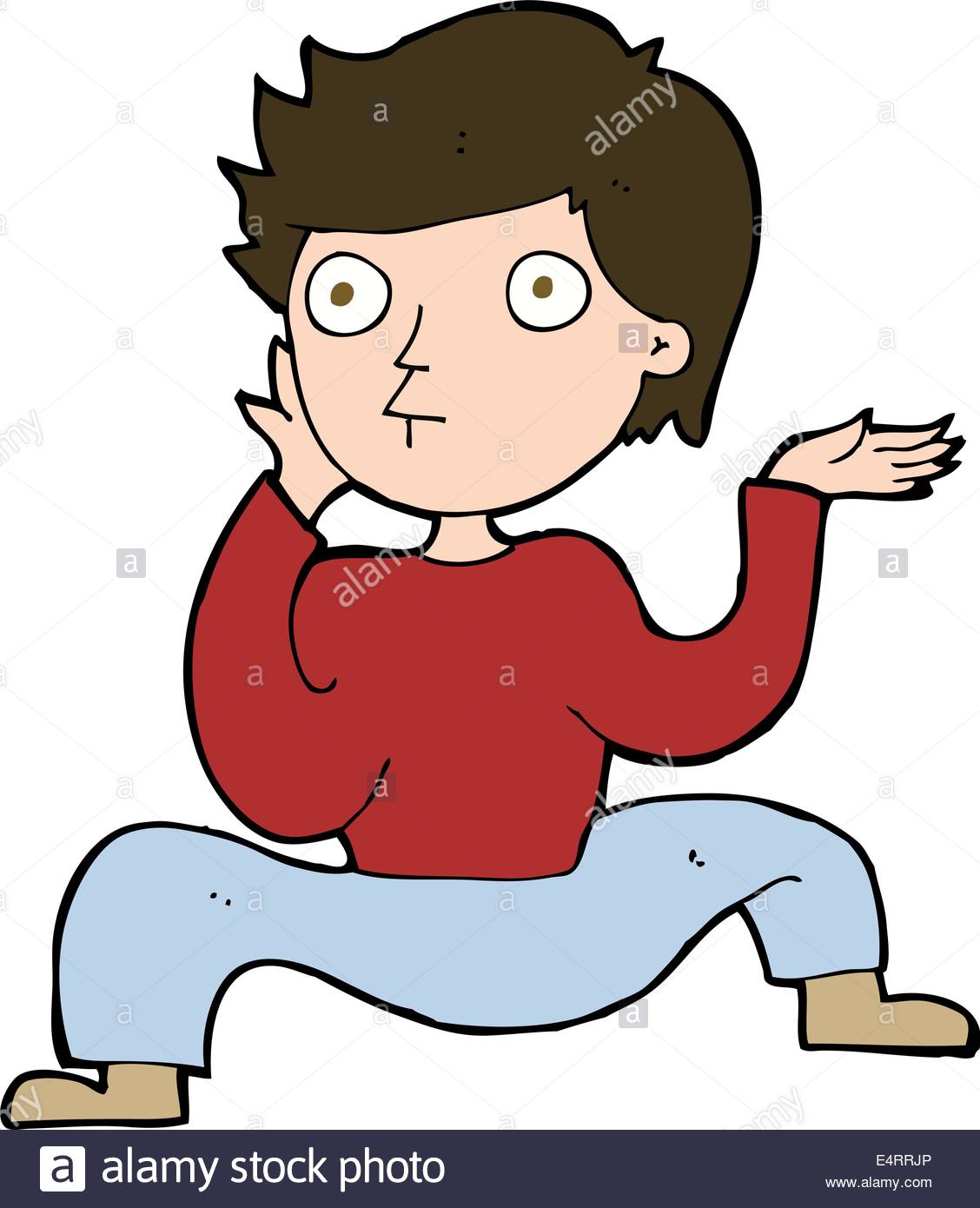 1128x1390 Cartoon Boy Doing Crazy Dance Stock Vector Art Amp Illustration