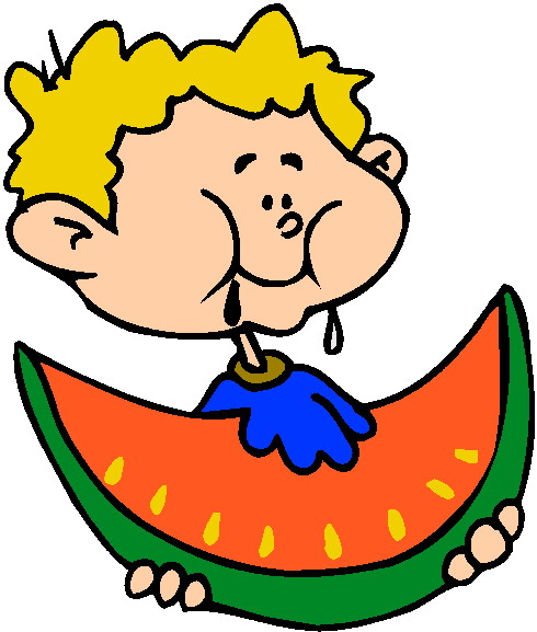 490x577 Free Kids Eating Lunch Clipart Image