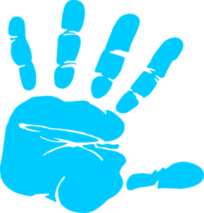 288x300 Childs Handprint Clipart
