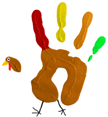 343x374 How To Make Handprint Turkeys 4 Methods