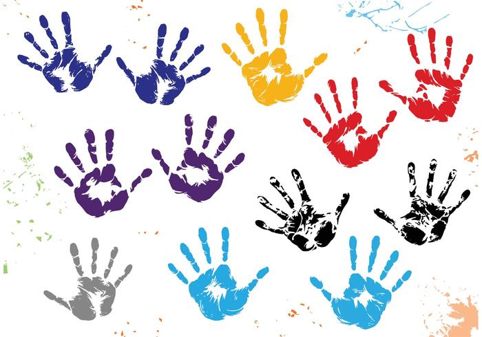 700x490 Vector Child Handprints