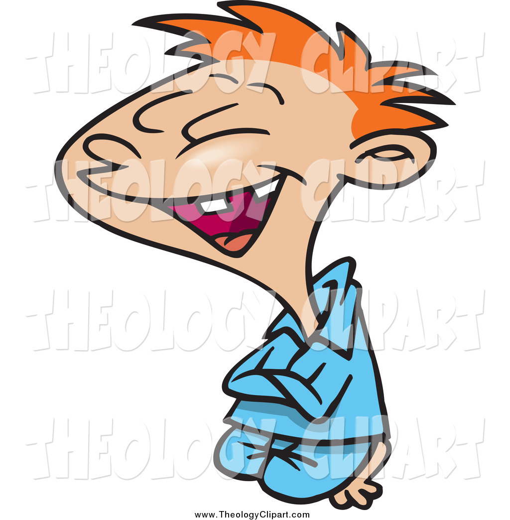 1024x1044 Clip Art Of A Cartoon Red Haired White Boy Praying By Toonaday