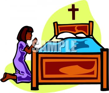 350x298 Royalty Free Clip Art Image Little Girl Saying Her Prayers