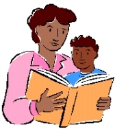 168x188 Mom Reading To Baby Clipart
