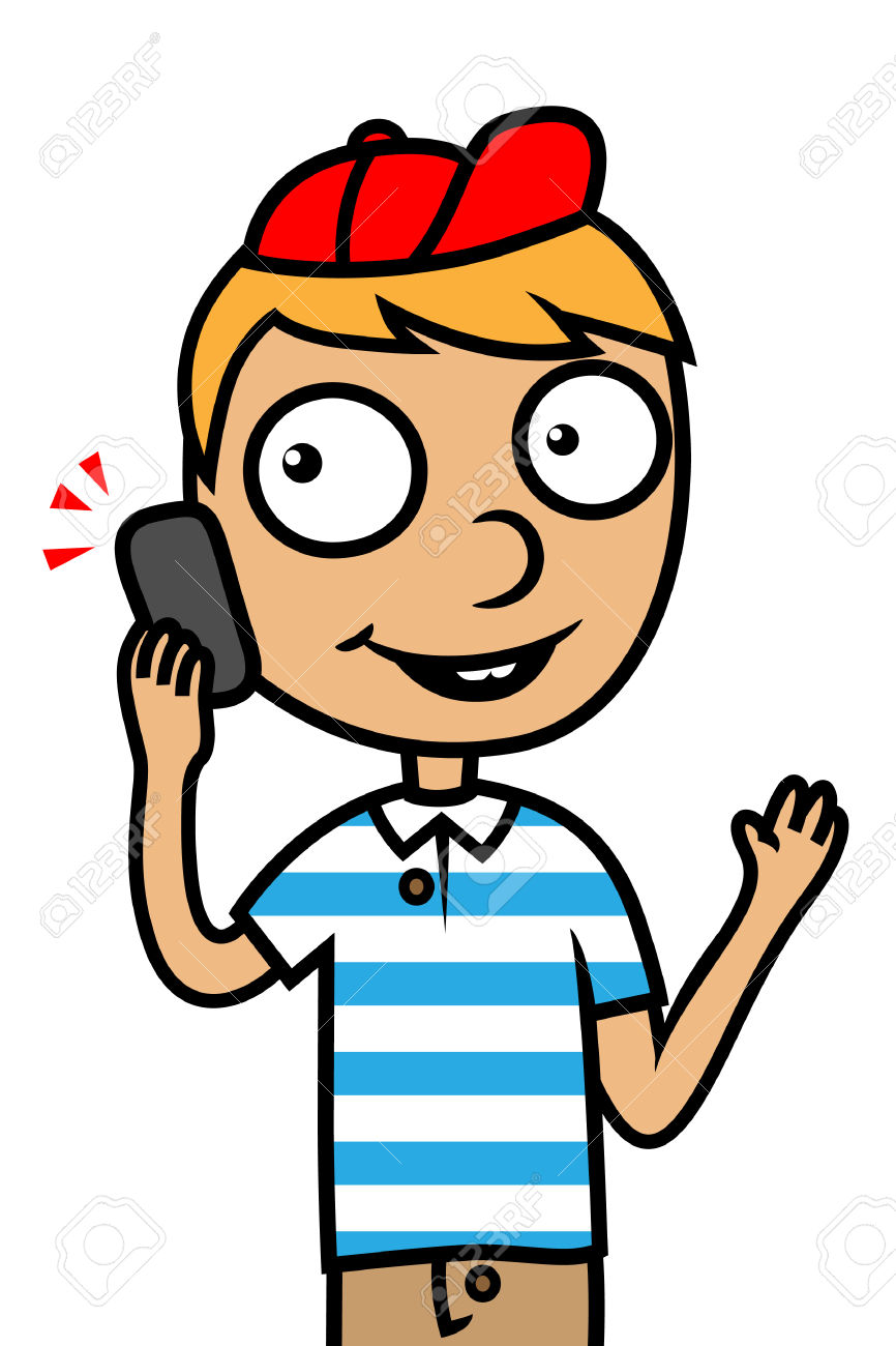 866x1300 Phone Boy Clipart, Explore Pictures