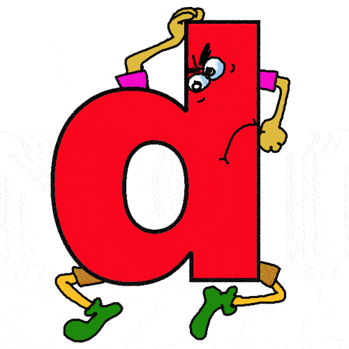 500x500 Funny Alphabet Clipart