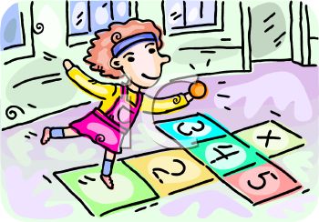 350x244 Child Playing Hopscotch