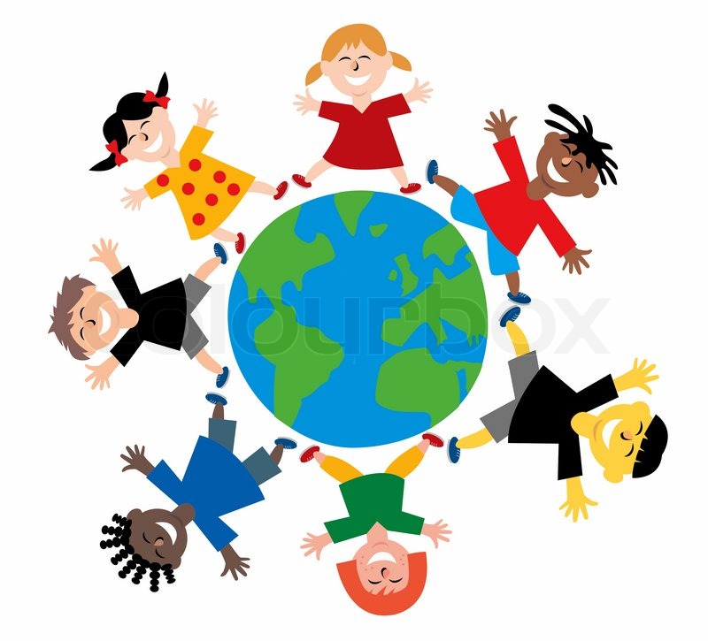 800x725 Happy Colorful Different Children From All Over The World Jumping