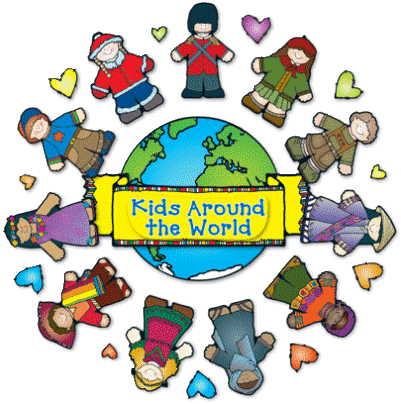 401x404 International Children Clipart