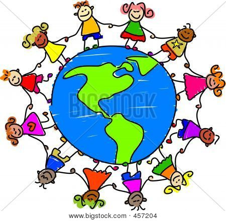 450x440 Clipart Free World Children