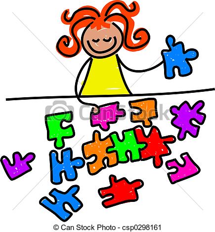 435x470 Puzzle Clipart Kind Kid
