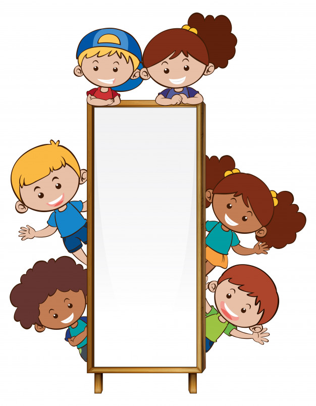 626x804 Border Template With Many Children Vector Free Download