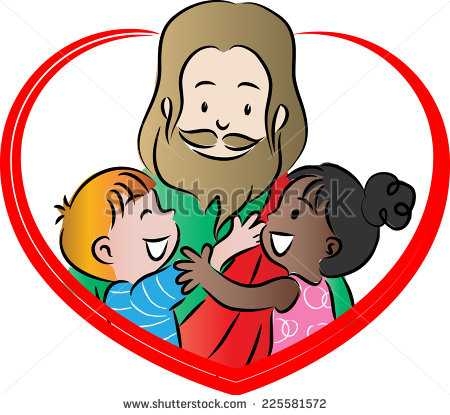 450x415 Top 84 Jesus Children Clip Art