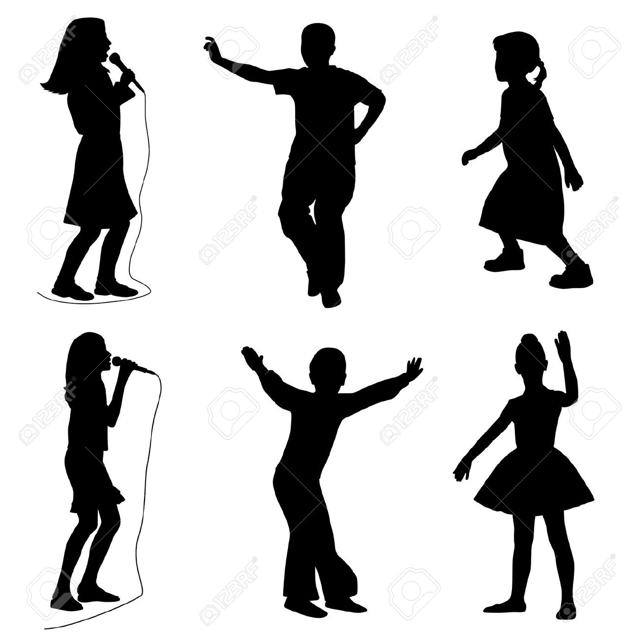 1277x1300 Singing And Dancing Clip Art Cliparts