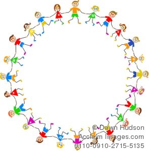 295x300 Illustration Of A Group Of Caucasian Children Holding Hands