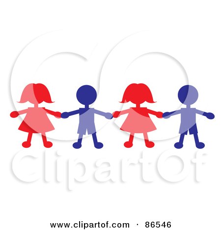 450x470 Royalty Free (Rf) Clipart Of Children Holding Hands, Illustrations