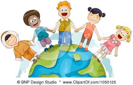 450x288 Royalty Free (Rf) Clip Art Illustration Of Diverse Children