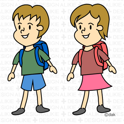 400x400 Schoolchildren Clipart