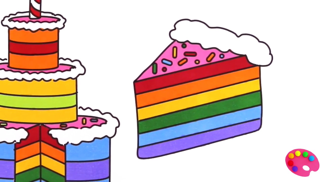 1280x720 Rainbow Cake Clipart Amp Rainbow Cake Clip Art Images
