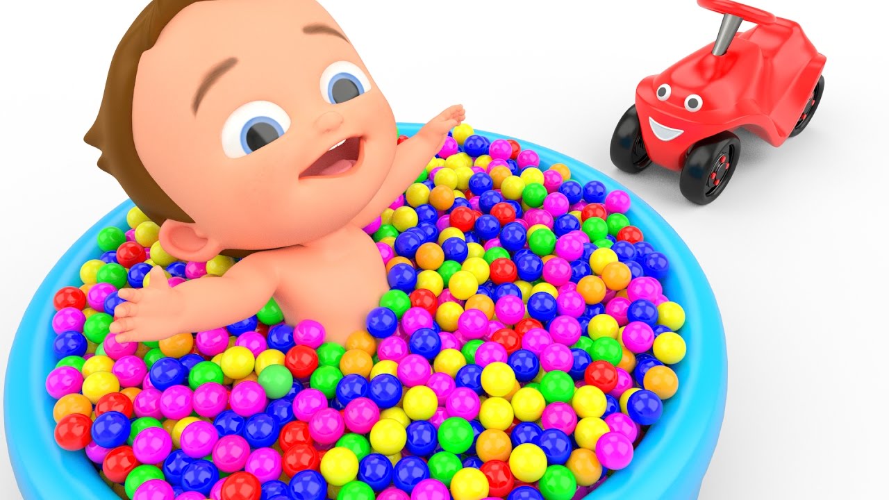 1280x720 Learn Colors With 3d Balls Education Learning Kids Children