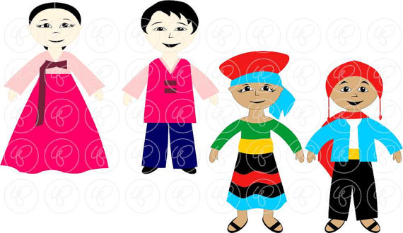 570x330 Children Of The World Set 04 Digital Clip Art Scotland