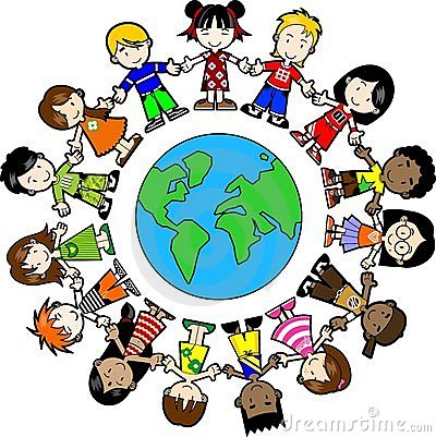 400x401 Children Of The World Clipart