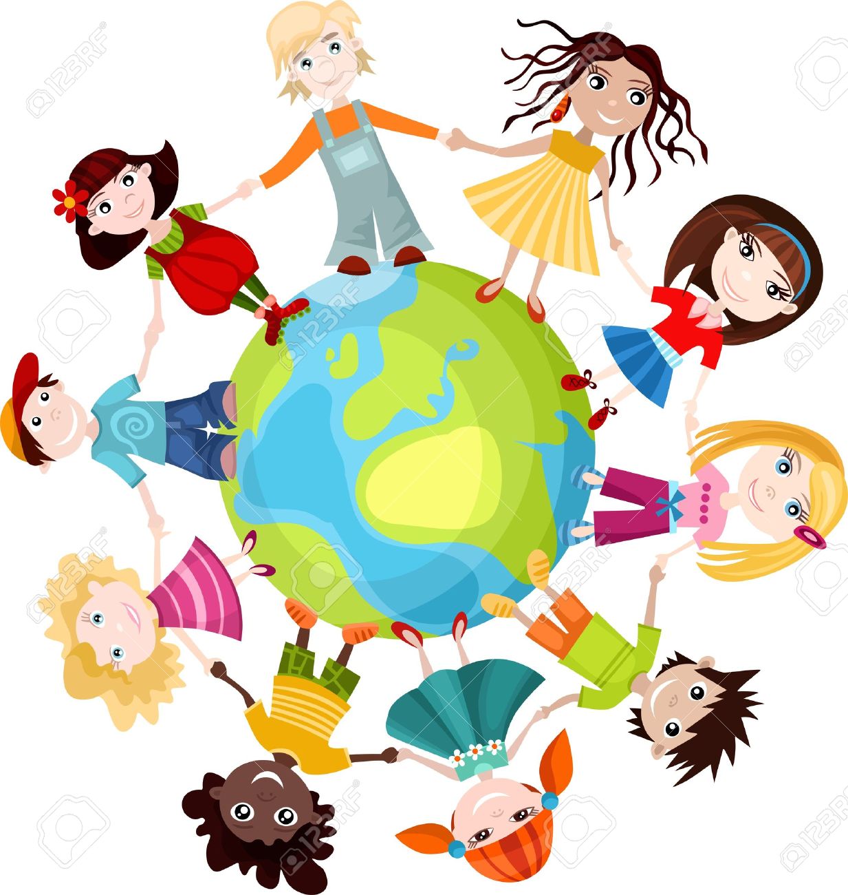 1233x1300 Children Of The World Royalty Free Cliparts, Vectors, And Stock