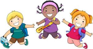 300x160 Free School Children Clipart Image