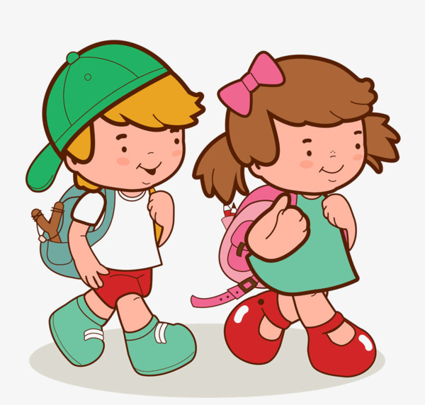 600x572 Hand Painted Children Go To School Endorsement Package, Cartoon