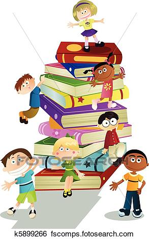 293x470 Clip Art Of Children Education K5899266