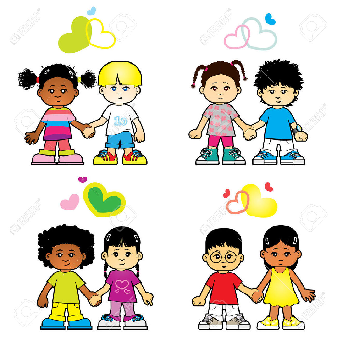 1300x1300 Child Showing Love Clipart