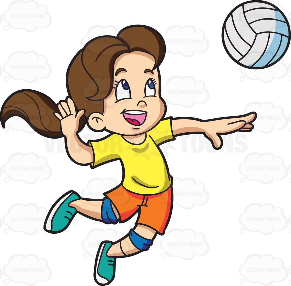 1024x1005 Children Playing Badminton Clipart
