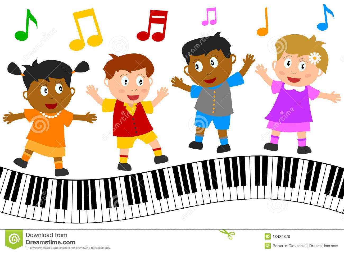 1300x957 Children Dancing Clipart