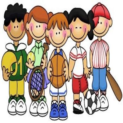 400x400 Kids Playing Sports Clip Art Clipart